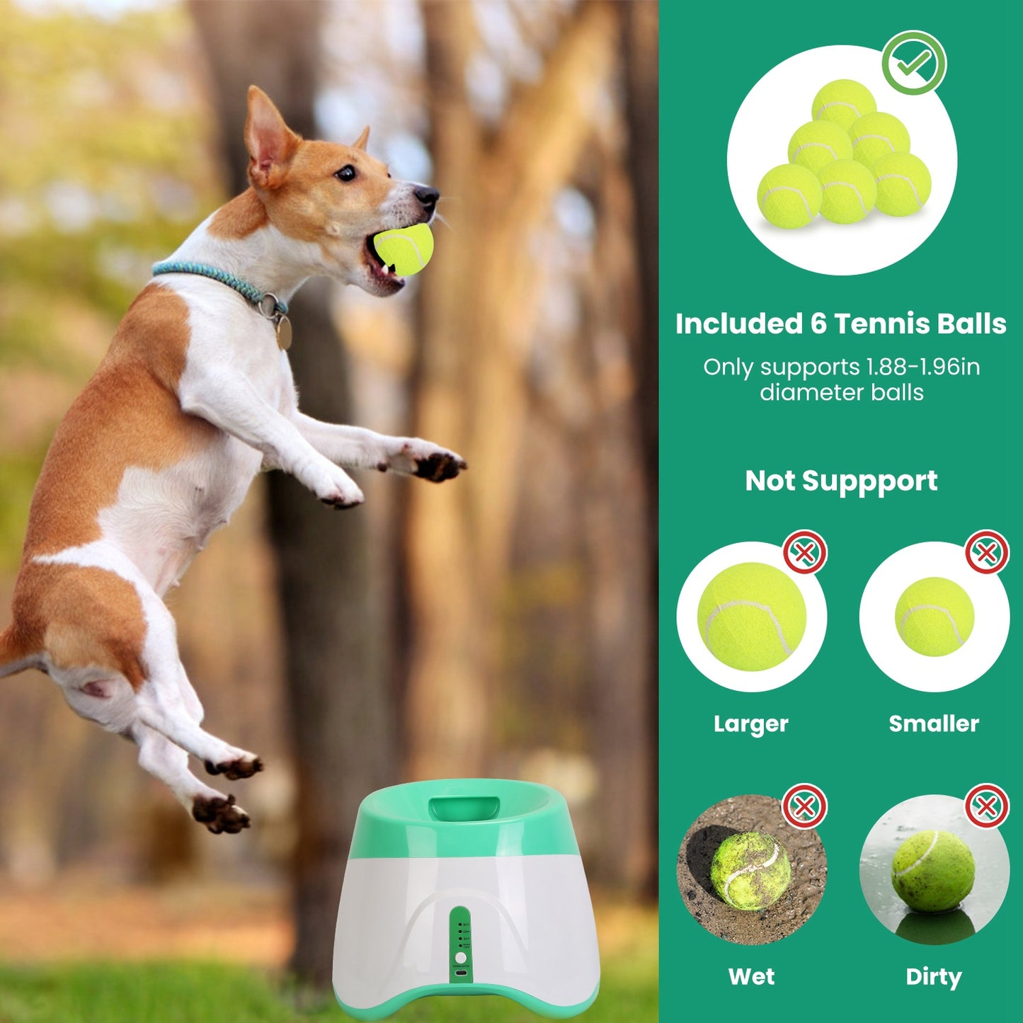 Nasoza Automatic Dog Ball Launcher