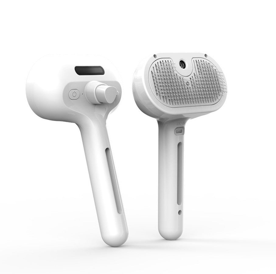 Dog/Cat Comb Self Cleaning Pets Hair Remover Brush with Comb Built-in Mist Humidifier_0